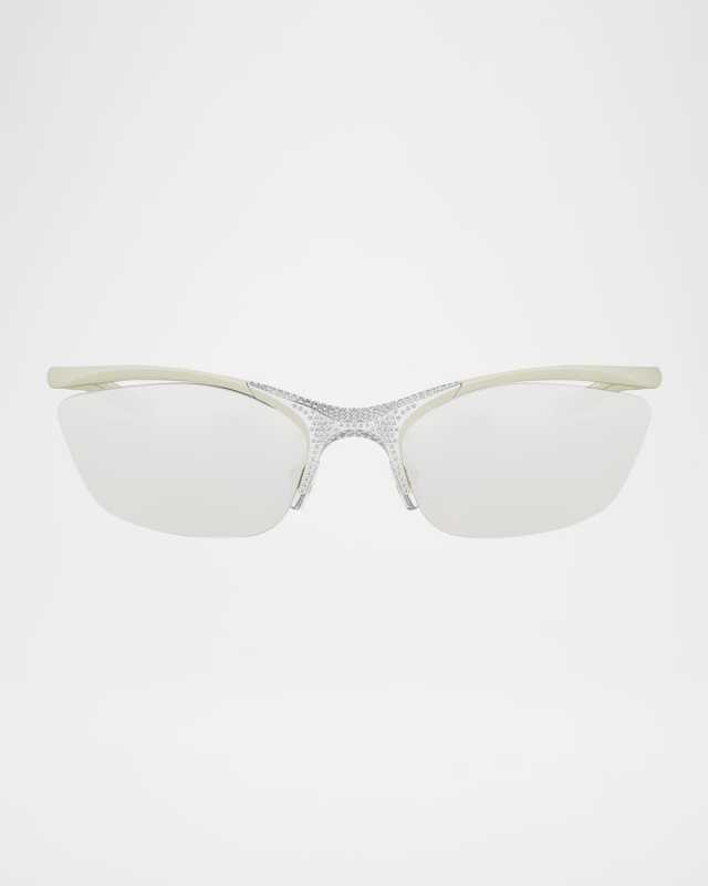 Signature Crystal Cat-Eye Sunglasses
